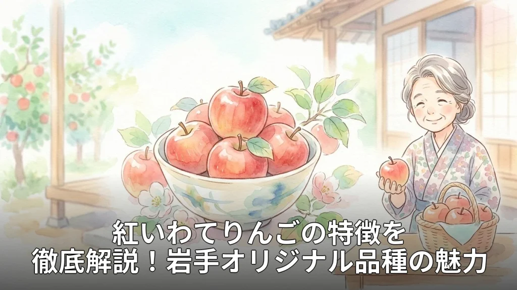 紅いわてりんごの特徴を徹底解説！岩手オリジナル品種の魅力