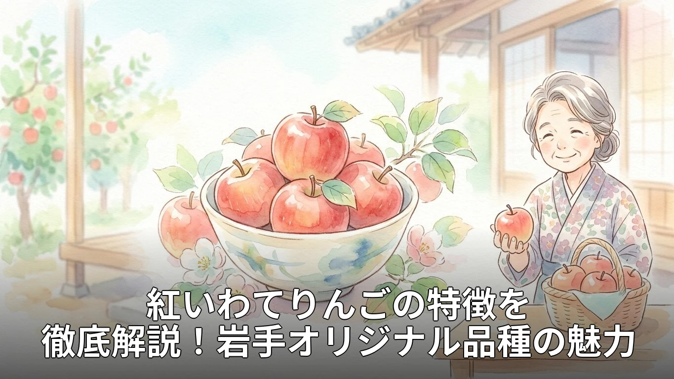 紅いわてりんごの特徴を徹底解説！岩手オリジナル品種の魅力