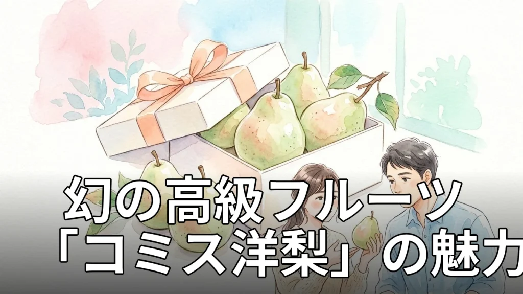 幻の高級フルーツ「コミス洋梨」の魅力