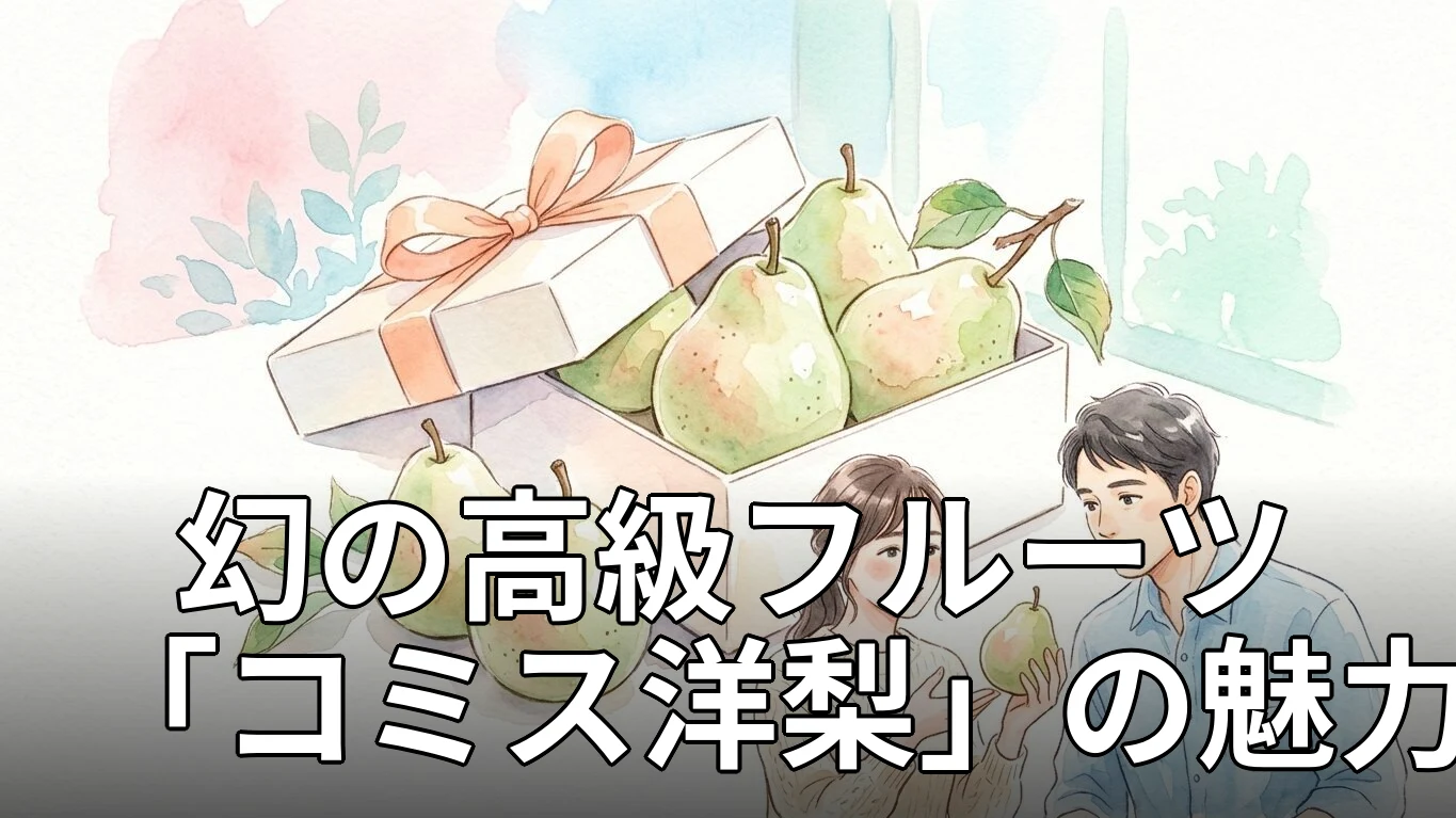 幻の高級フルーツ「コミス洋梨」の魅力