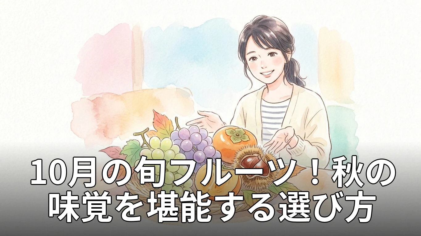 10月の旬フルーツ！秋の味覚を堪能する選び方