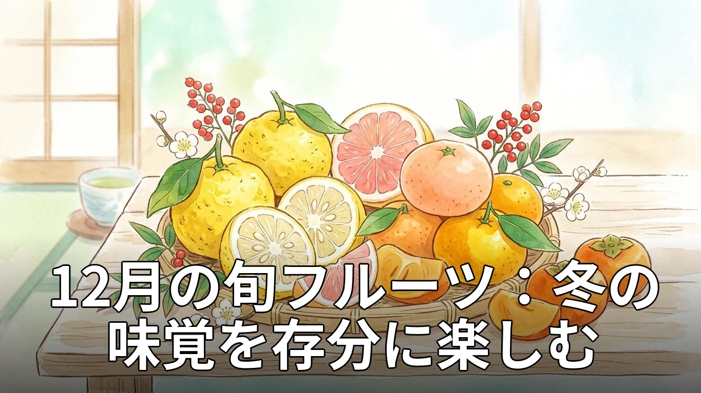 12月の旬フルーツ:冬の味覚を存分に楽しむ
