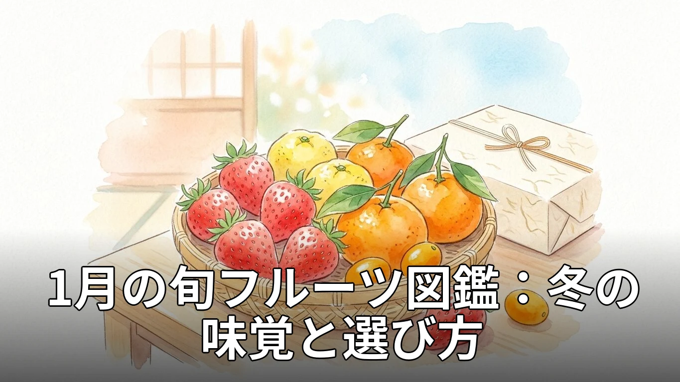 1月の旬フルーツ図鑑:冬の味覚と選び方