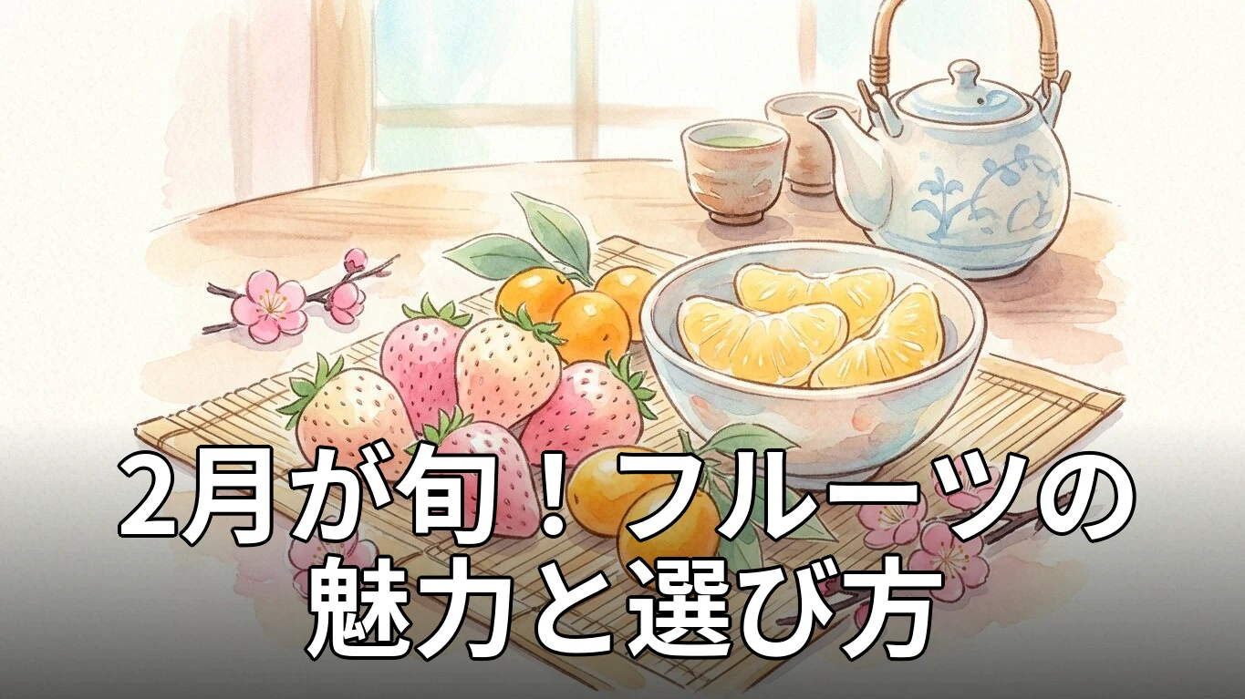 2月が旬！フルーツの魅力と選び方