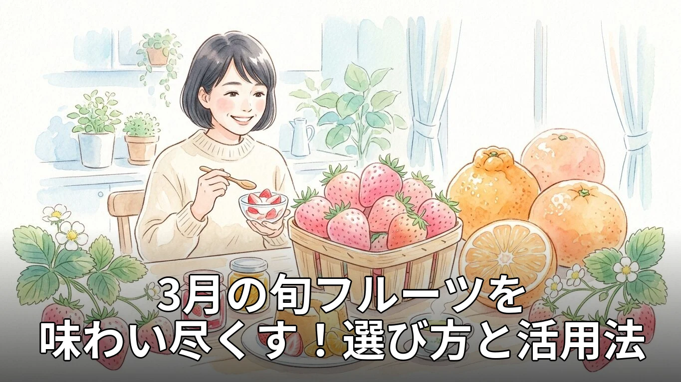 3月の旬フルーツを味わい尽くす!選び方と活用法