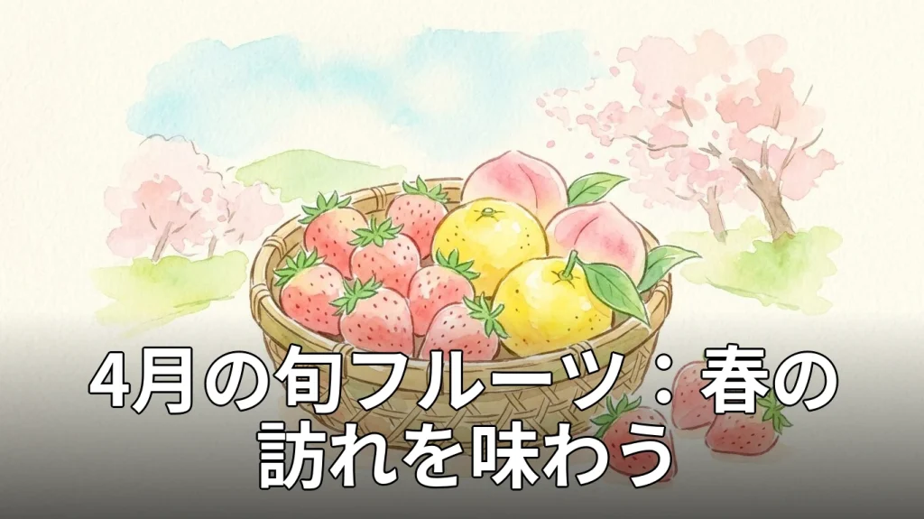 4月の旬フルーツ：春の訪れを味わう