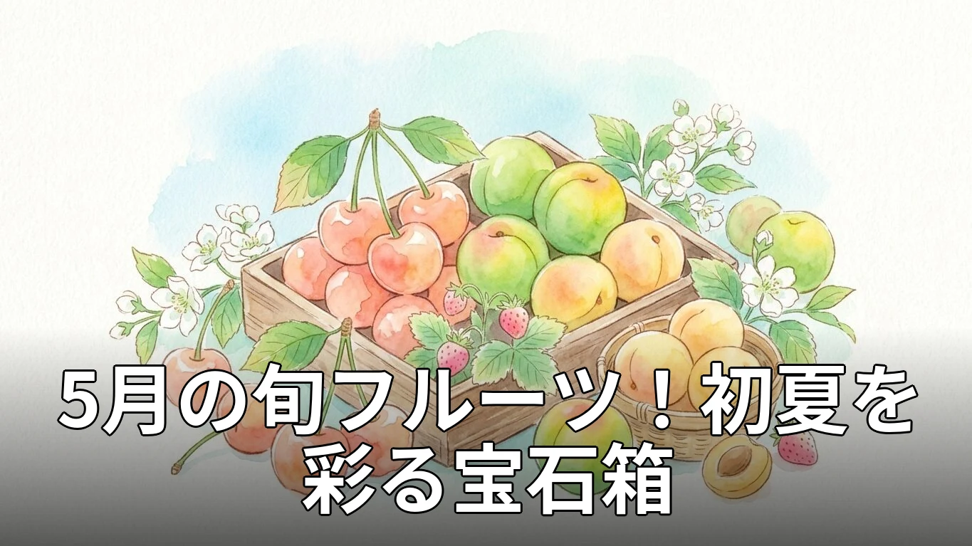 5月の旬フルーツ！初夏を彩る宝石箱