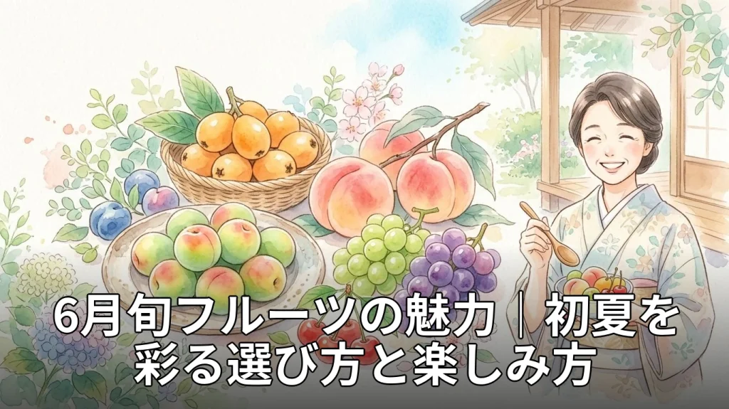 6月旬フルーツの魅力｜初夏を彩る選び方と楽しみ方