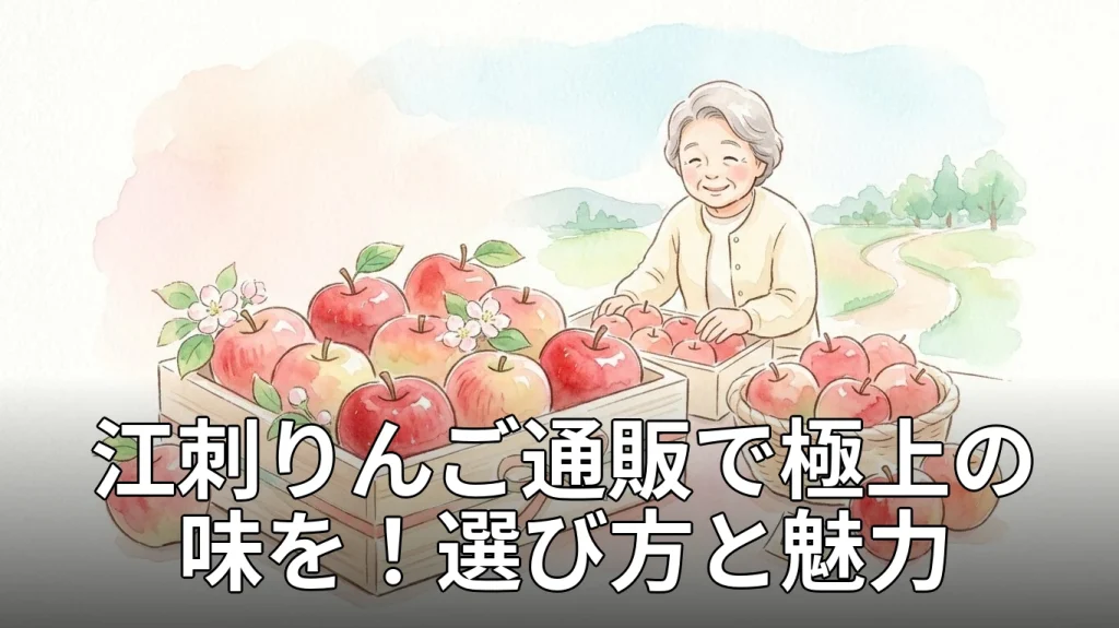 江刺りんご通販で極上の味を!選び方と魅力