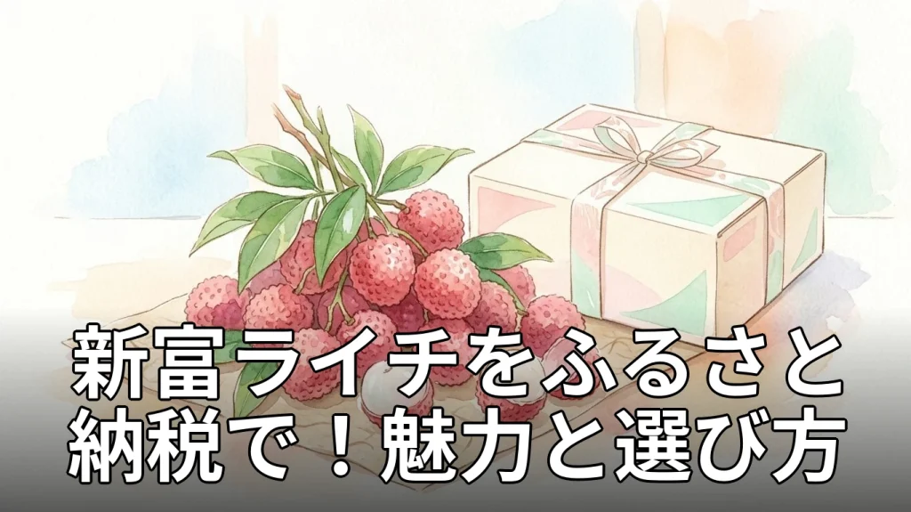 新富ライチをふるさと納税で！魅力と選び方