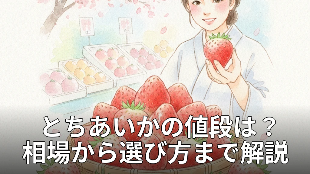 とちあいかの値段は?相場から選び方まで解説