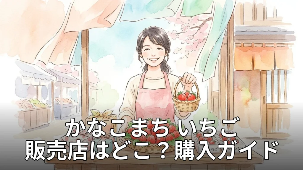 かなこまち いちご 販売店はどこ?購入ガイド