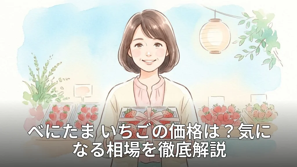 べにたま いちごの価格は?気になる相場を徹底解説