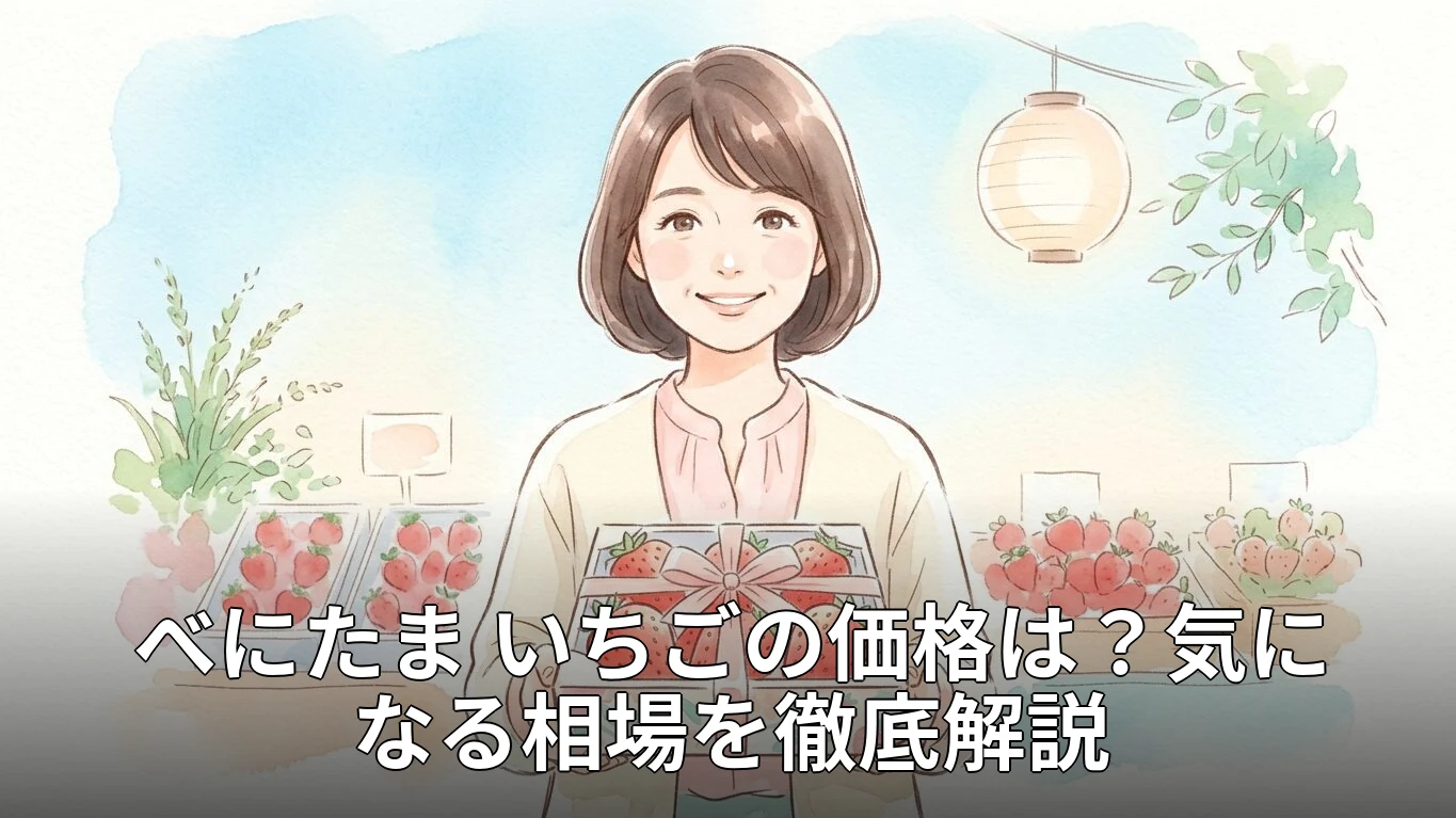 べにたま いちごの価格は？気になる相場を徹底解説
