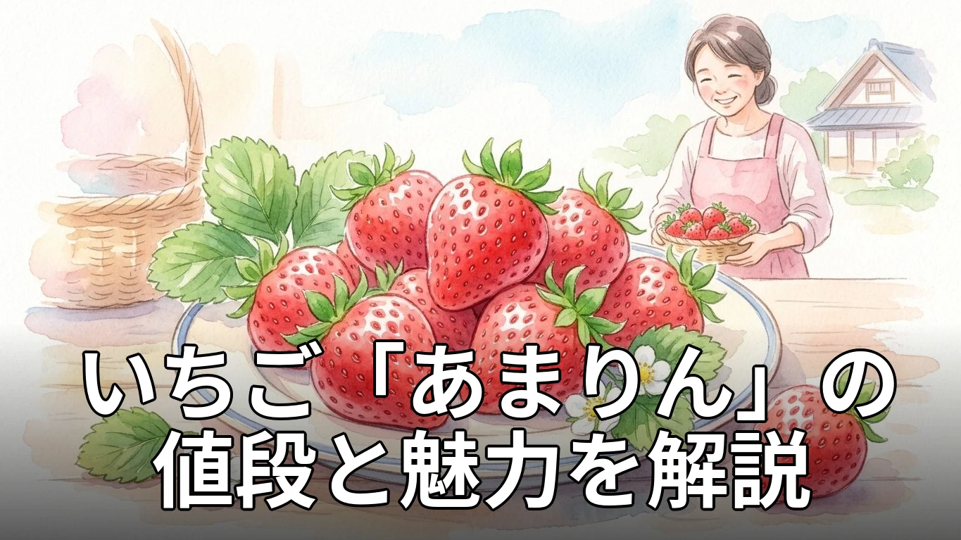 いちご「あまりん」の値段と魅力を解説